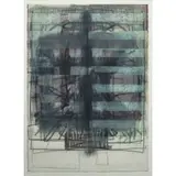 Moshe Kupferman, Untitled, Mixed media on paper