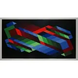 The Door by Victor Vasarely, Serigraph, sold Jun 2024