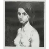 Raphael Soyer, Fornarina, 1971, Lithograph