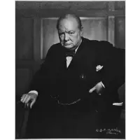 Yousuf Karsh, The Roaring Lion, Silver gelatin on paper
