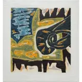 Gregory Amenoff, Welpomene, Woodcut in color