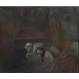 Jean-Louis Forain, Untitled, Oil on canvas