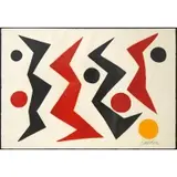 Alexander Calder, Les Scies, Lithograph on Rives BFK paper