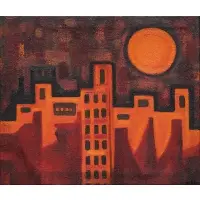Shadows in Harlem by Vincent Smith, Oil on canvas, sold Jun 2024