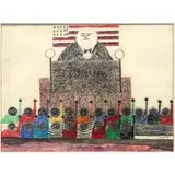 Vincent Smith, Panther 21, Pen and watercolor