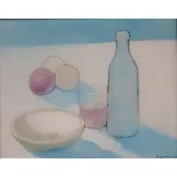 Ted L. Pifko, Untitled, Oil on board signed lower left and dated 68
