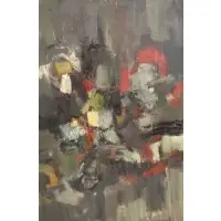 Paul Tschinkel, Abstract composition, Oil On Canvas