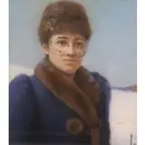 Herman Soderston, The artists wife Amand according to writing on back
