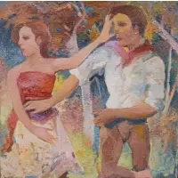 Untitled by Pasquale Monaco, Oil on canvas, sold Sep 2024