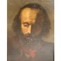 Josef Danhauser, Apparently unsigned, Oil on board portrait of a gentleman