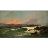 Henry Moore, The Cornish Coast, Oil on canvas