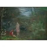 Yasushi Tanaka, Untitled, Oil on panel