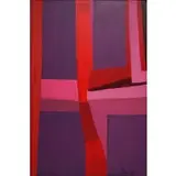 Lloyd Raymond "Bill" Ney, Abstract Composition, 1962, Oil on board