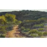 Edmund Henry Osthaus, Hillside Path, Watercolor