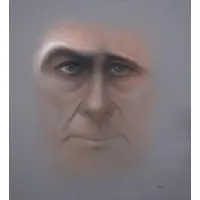 Theodore Wolff, Face, 1971, Acrylic on canvas