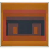 Variant VIII (From Ten Variants),1966. Colored silkscreen. Monogrammed, dated '66 by Josef Albers, Colored silkscreen, sold May 2024