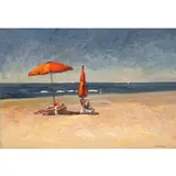 Nelson Holbrook White, Bagno La Salute, Viareggio #2 (Italy), Oil on board