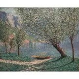 Leon Williams, Lake Maggiore, Oil on canvas