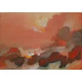 Albert Houthusens, Nicherens Coast, Acrylic on canvas