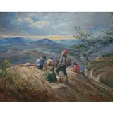 Elizabeth Rungius Fulda, Top of the Summit Rest, Oil on canvas