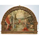 Ricciardo Meacci, Archangel Sandalphon, Watercolor heightened with gilt