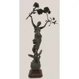 Paul Aichele, Untitled, The sculpture mounted on a rouge marble base with a presentation plaque