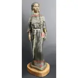 Pat Mathiesen, Black Buffalo Woman (Sioux), Bronze sculpture