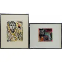Black Power by Vincent Smith, Pen and watercolor on paper, sold Apr 2024
