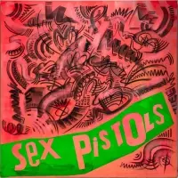 Vernon O'Meally, Problem (Sex Pistols), Acrylic and fluorescent paint on canvas