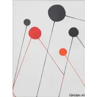 Balloons by Alexander Calder, Colored Lithograph, sold Apr 2024