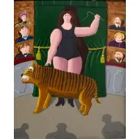 Oscar De Mejo, Dorothy's, Acrylic on board