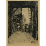 James Abbott McNeill Whistler, The Lime-Burner, Etching