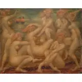 Mary Fife, Female Nudes, Oil on canvas