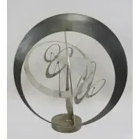 Jerome Kirk, Kirk, Aluminum and wire kinetic sculpture, circa 1966 Signed "Kirk" on base