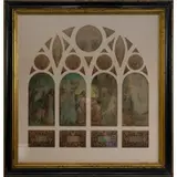 Edward J. Holslag, Nativity Scene, Watercolor on paper