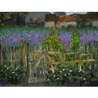 Pham Luan, Summer View, Oil on canvas