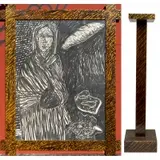 Italo Scanga, 1981, Mixed media, charcoal, and wood