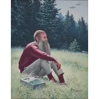 James H. Nichols, Billy, Oil on canvas