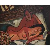 Vincent Smith, The Lovers, Medium oil on masonite