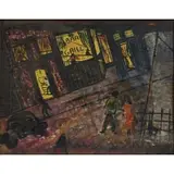 Vincent Smith, Green Dolphin Street, Oil on paper