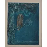 Françoise Gilot, Owl in Front of the Moon