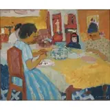 Robert Mendoze, Interior June, Oil on canvas
