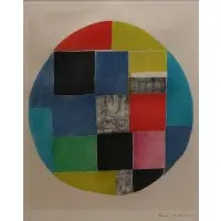 Untitled by Sonia Delaunay, c.1970, Etching and aquatint, sold Feb 2024