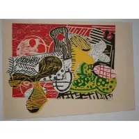 Judy Pfaff, Squash, 1986, 1986, Woodcut