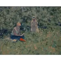 Summer Afternoon by Andre Gisson, Oil on canvas, sold Jan 2024