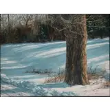 Joseph Reboli, Tree in Winter, Oil on canvas