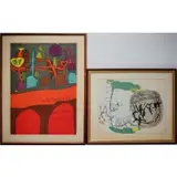 Cure of the Blind Man by Sister Mary Corita Kent, Screen Print, sold Jan 2024