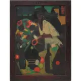 Vincent Smith, Portrait of a Woman, Oil on artist board