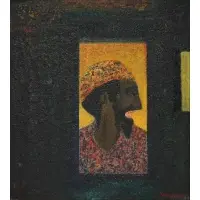 Vincent Smith, The Angry One, Oil on masonite
