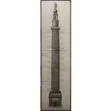 Trajan's Column by Giovanni Battista Piranesi, Etching, sold Jan 2024